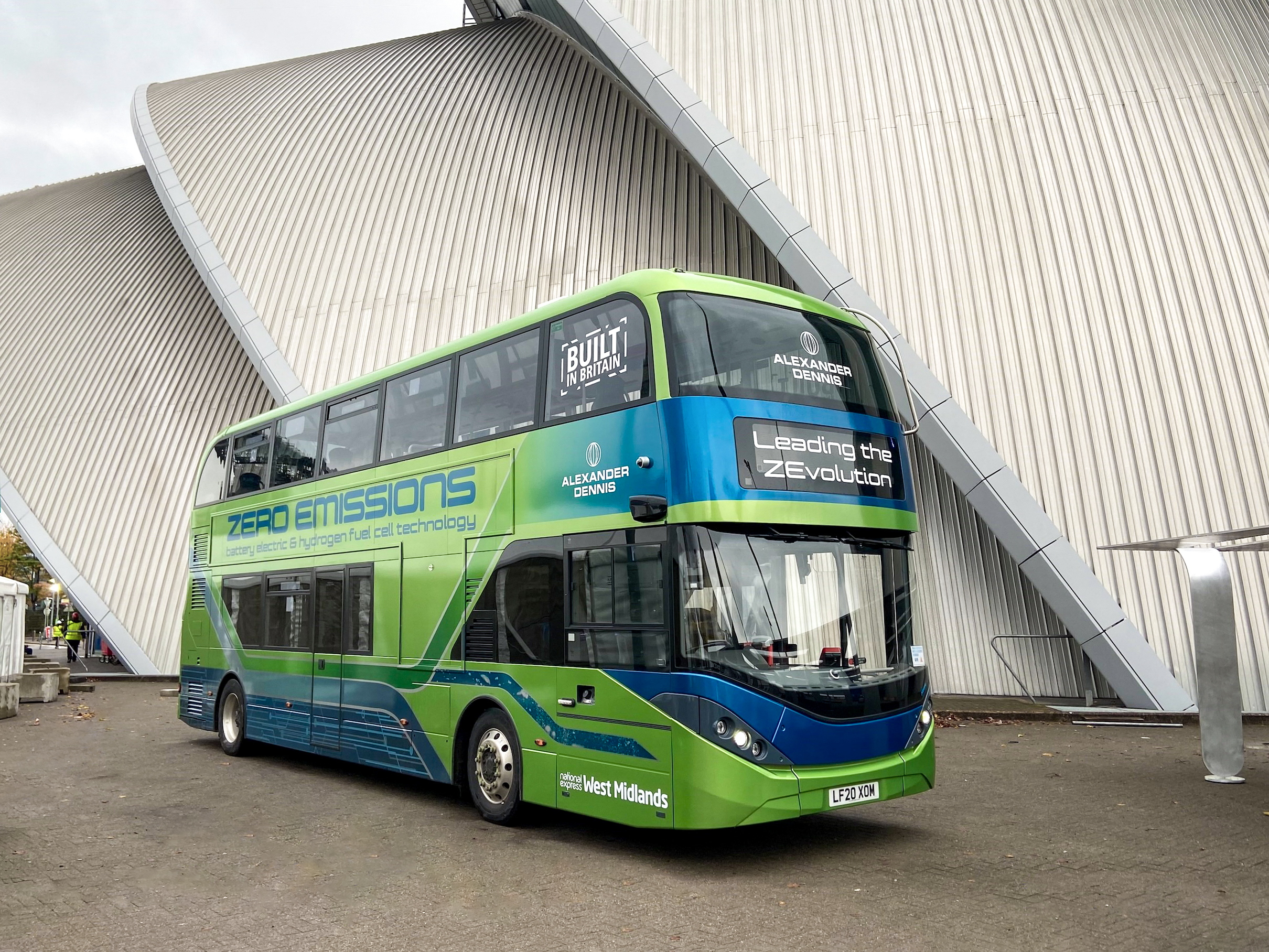 NX Electric Bus features at COP26 summit in Glasgow